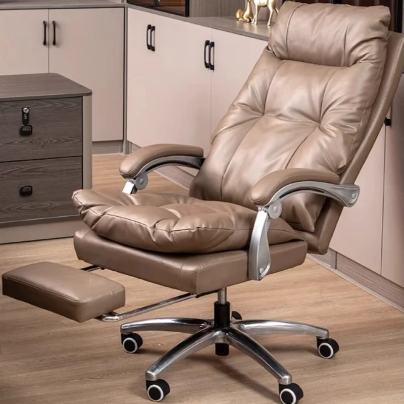 

Office Ergonomic Swivel Gamer Chair Long-term Sitting Leather Comfortable Lying Home Computer Aesthetic Armchair Furniture