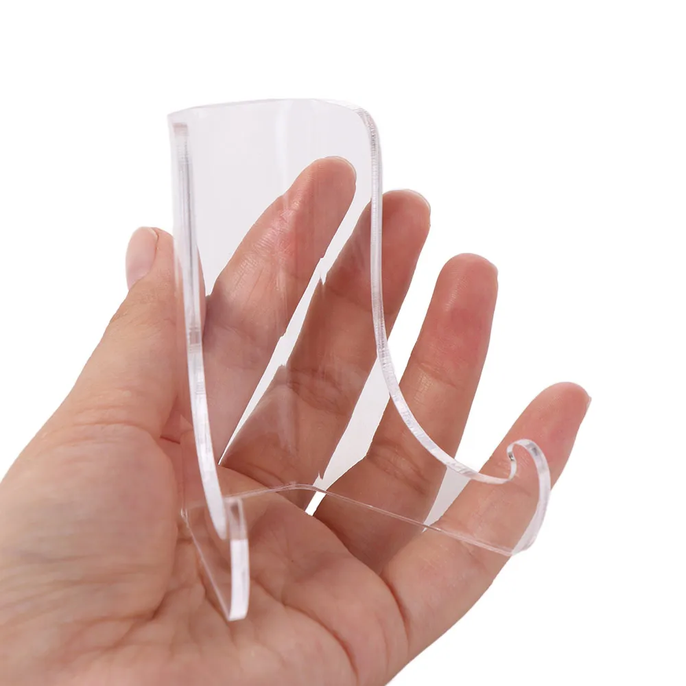Easel Stand Acrylic Flat Plate Stand 60-Degree Angle Clear Display Easel Stand Back Multipurpose Book Stand Book