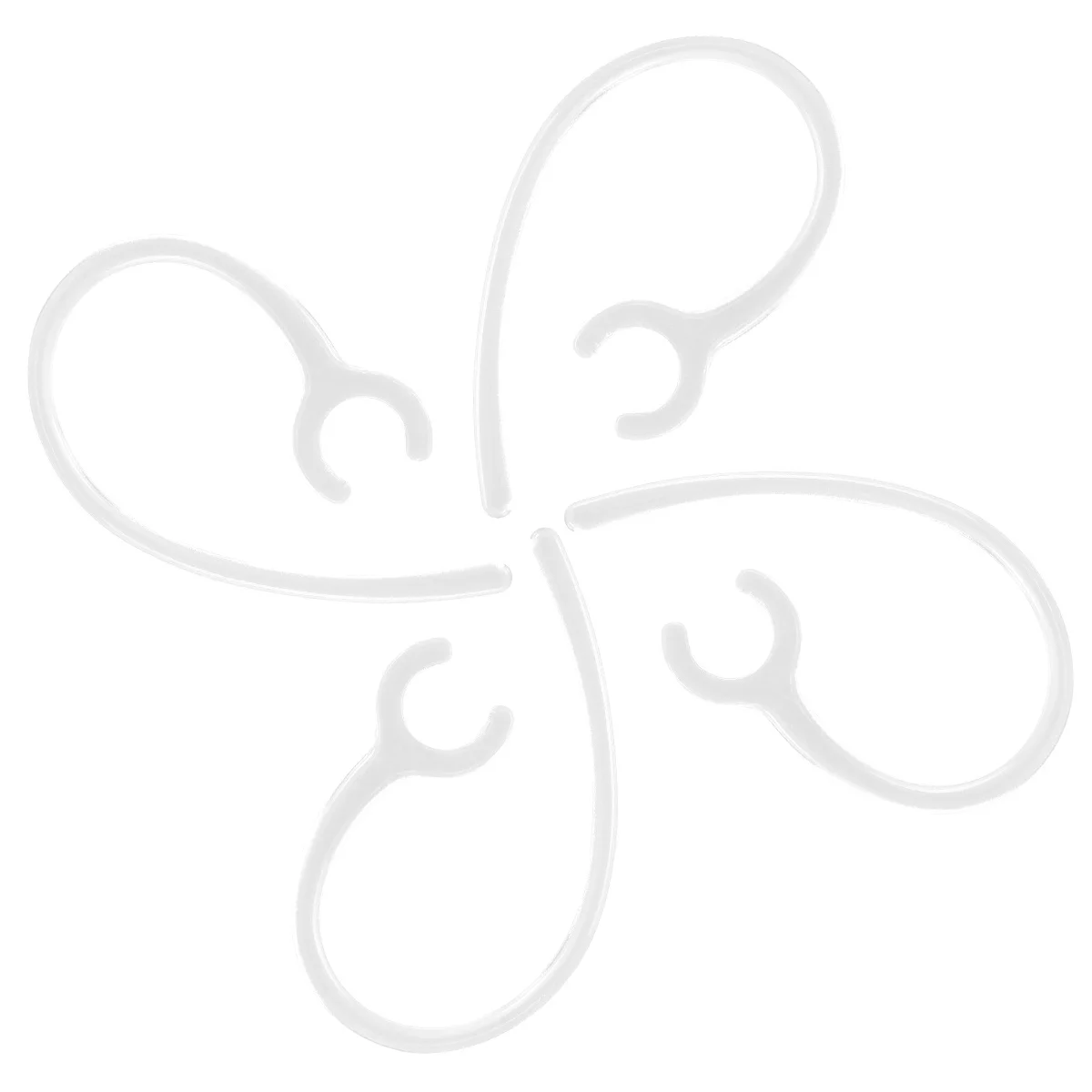 10 Pcs Universal Small Hanging Clamp Earphone Ear Hook Clip Replacement 85mm(Random Color) ear hook replacement