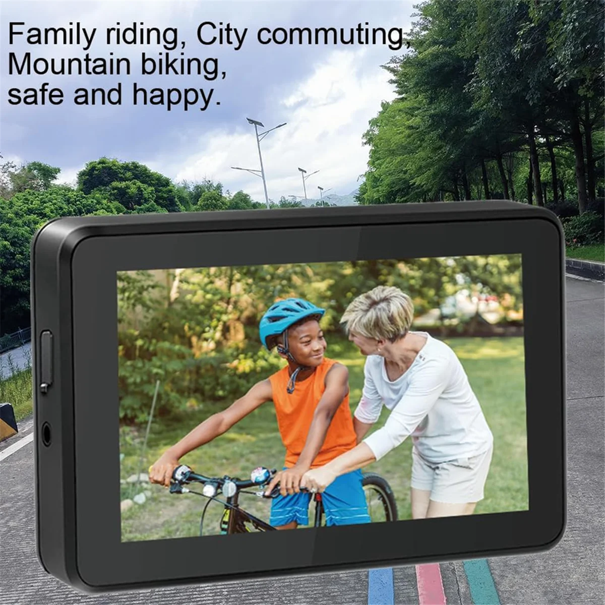 

Велосипедное зеркало на руль N17R, 4,3-дюймовый монитор 1080P, камера заднего вида для велосипеда, велосипедная камера ночного видения для горного велосипеда, шоссейного велосипеда