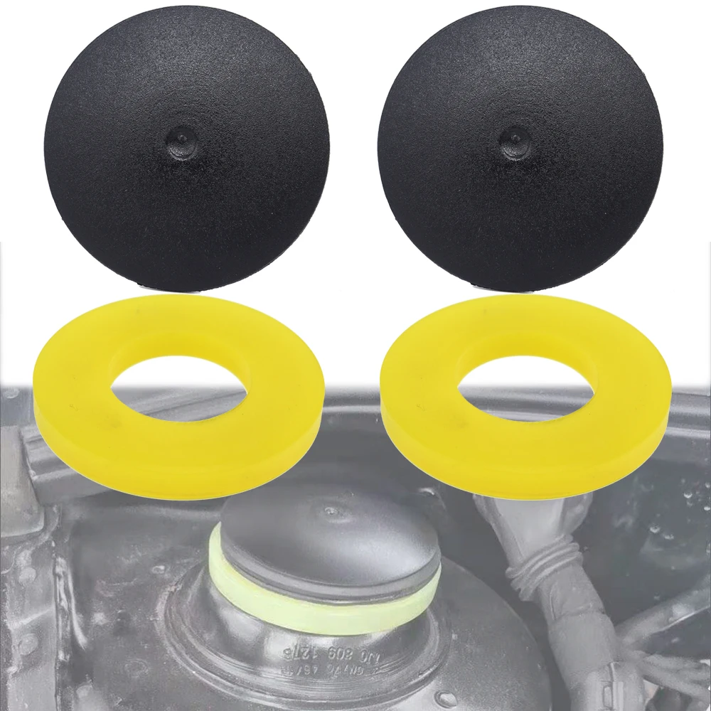 

4Pcs Front Suspension Shock Absorber Mount Cover Cap For Seat Ibiza 6J Leon Toledo 1M Waterproof Washer Protector Buffer Cushion