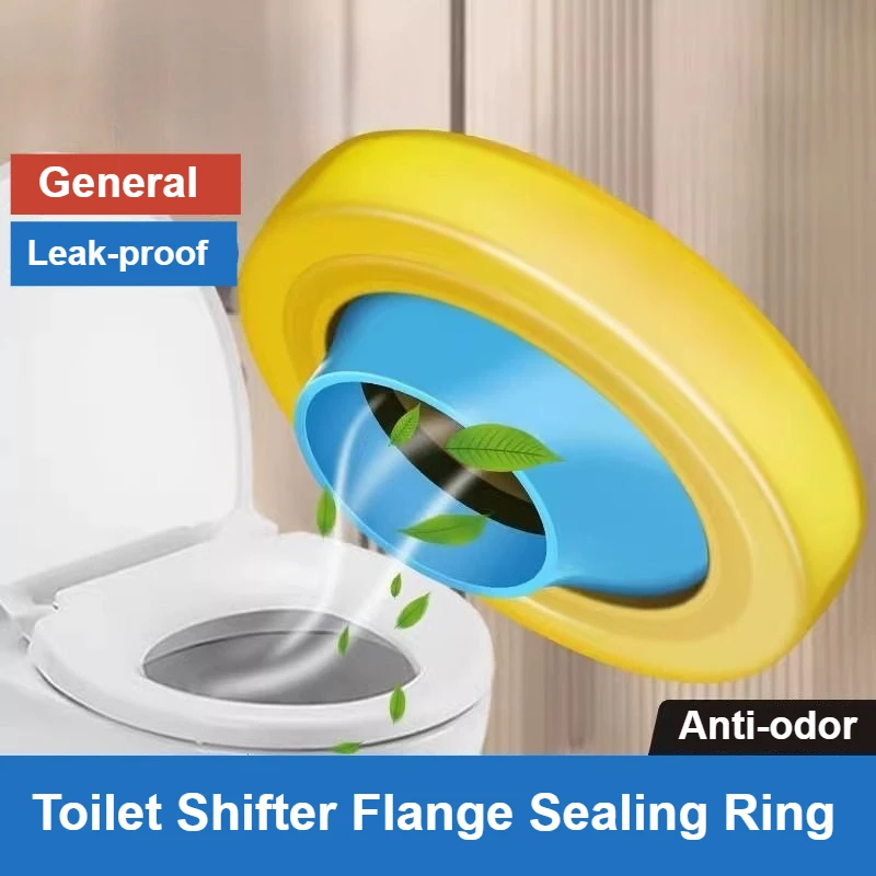 Anello di tenuta universale Sedile WC ispessito Deodorante Tubo di scarico Facile installazione Flangia di tenuta Anello WC Anello Closestool Uso