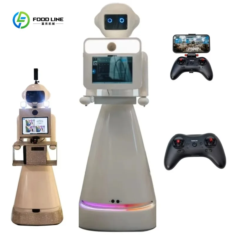 Robotic Photo Booth Roamer Wireless Selfie Robot Automatic Rotation Mobile Photography Station for Events Parties Social Sharing