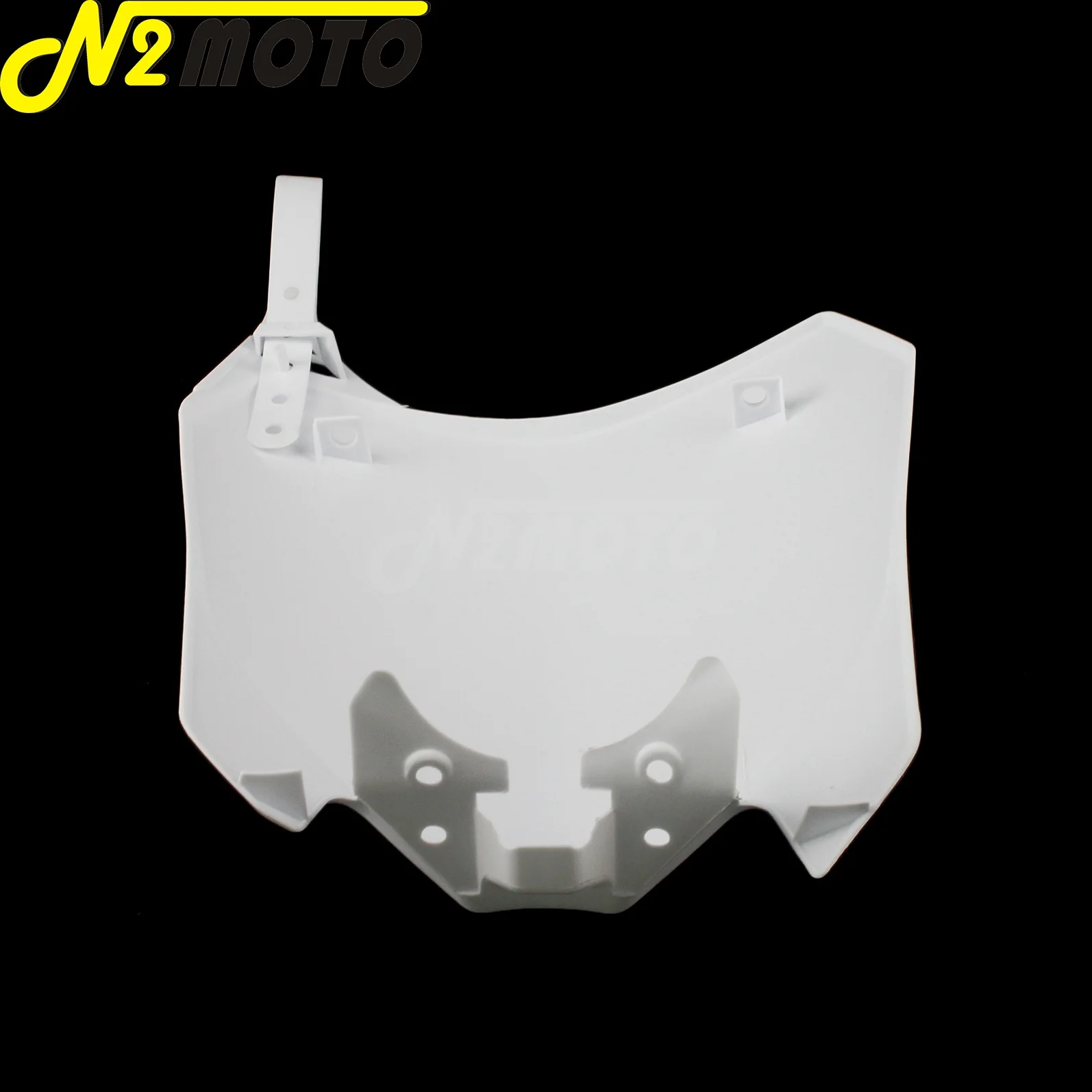 White Front Name Number Plate Holder Supermoto Number Board For Honda CRF250R CRF450R CRF 250 450 R Dirt Bike Motocross Enduro