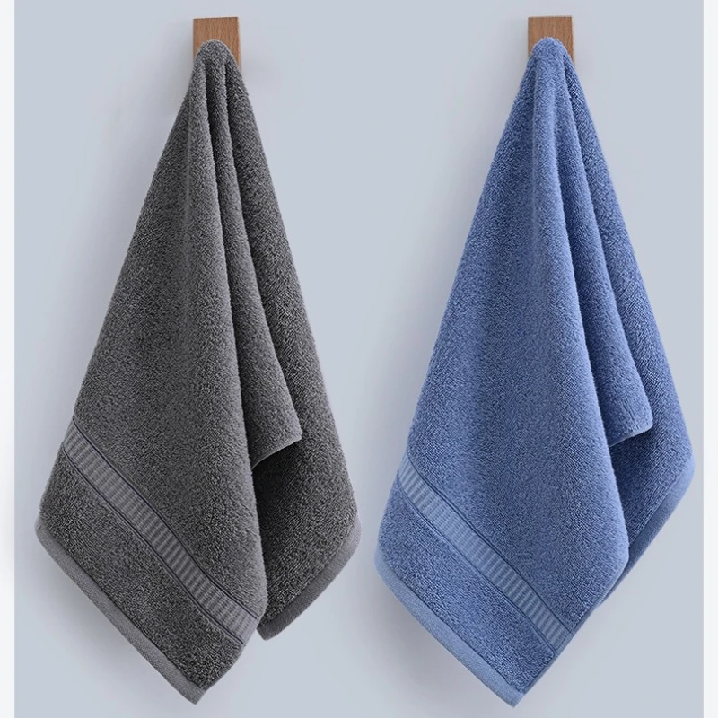 1PC Comfortable Soft Pure Cotton Face Towel Water Absorbent Embroidered Towel Gift for Household Bathroom Supplies