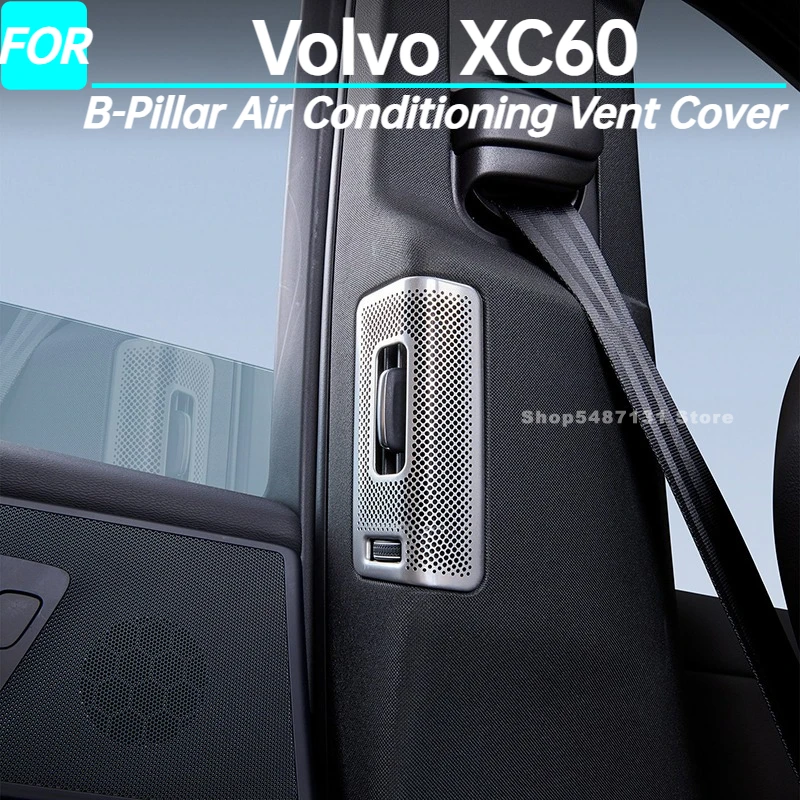 

Car B-Pillar Air Conditioning Vent Cover for Volvo XC60 Interior Accessories 2018 2019 2020 2021 2022 2023 2024 2025 2026