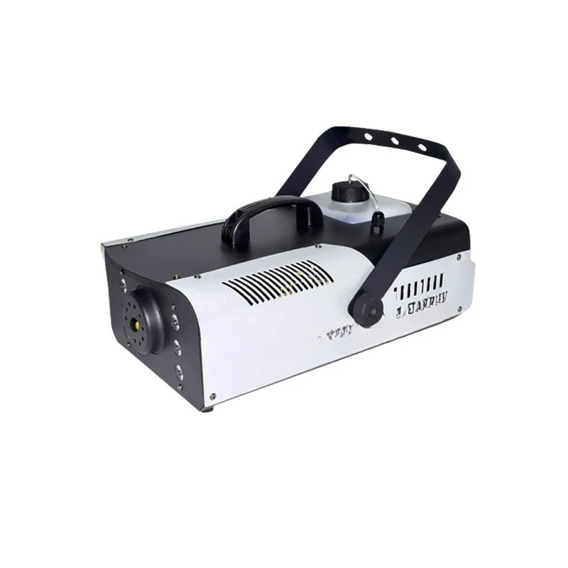 

Smoke machine Small portable 1500w stage spray machine Wedding LED dry ice smoke machine