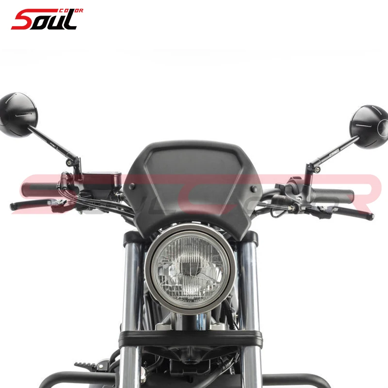 Fits For CMX 300 500 REBEL 17 18 19 20 CMX500 21 22 23 Motorcycle Sports Windshield Visor Windscreen Frontal Plate Carbon fiber