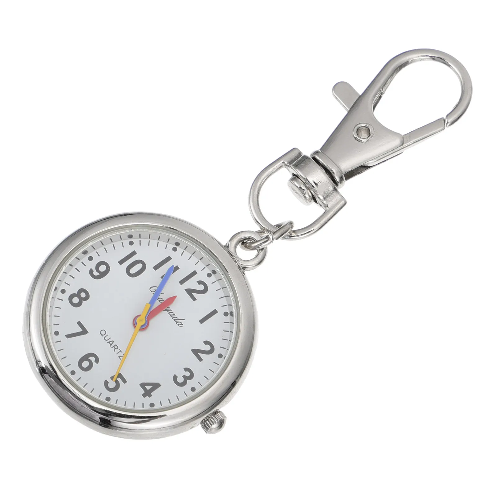 

1 шт. портативные карманные часы с крупными цифрами из сплава для детей, пожилых людей, для обучения определению времени, школьный подарок, подарок для детей