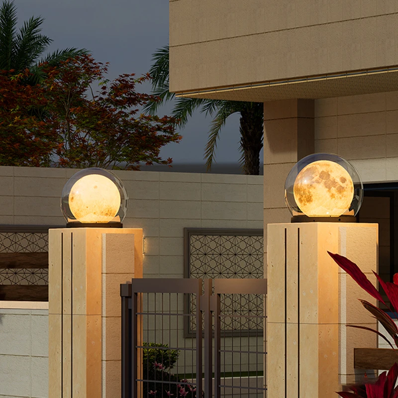 Outdoor Lighting No Electricity - Outdoor Modern Post Light LED 3000K