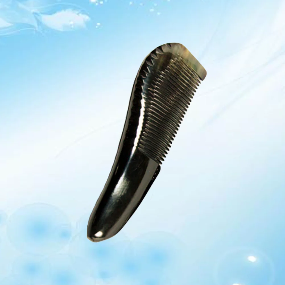 

Hair Comb Cattle Horn Hair Comb Anti-Static Head Massage Comb Hairdressing Tool Black Horn Comb Household Hair Salon Tool