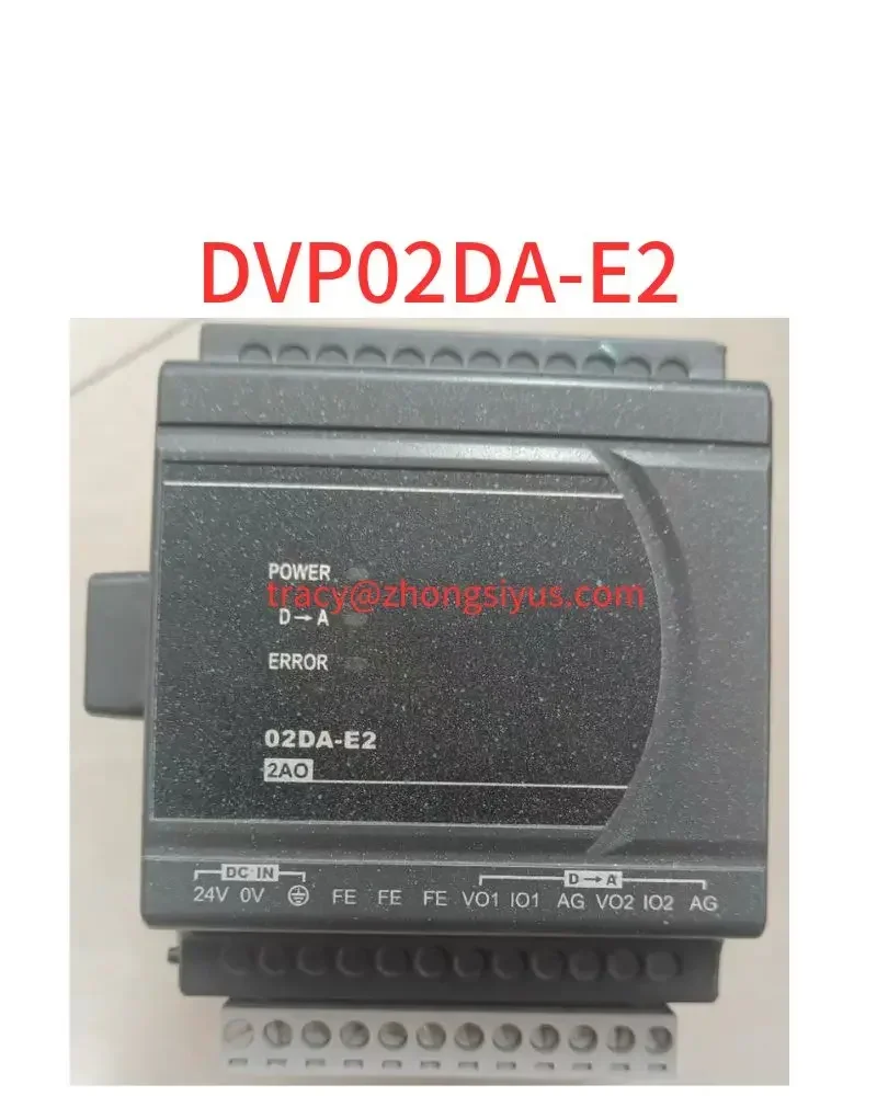 Second-hand PLC analog module DVP02DA-E2