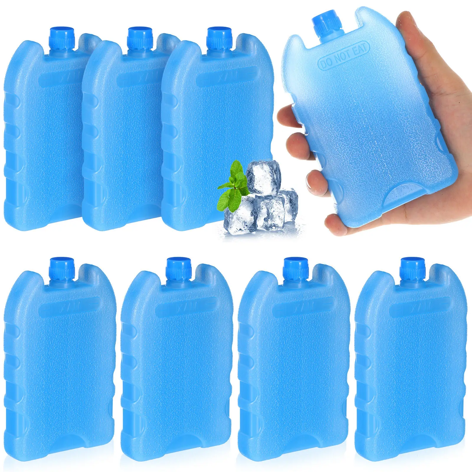 Food Storage In Room - 8 قطع من عبوات الثلج المبردة