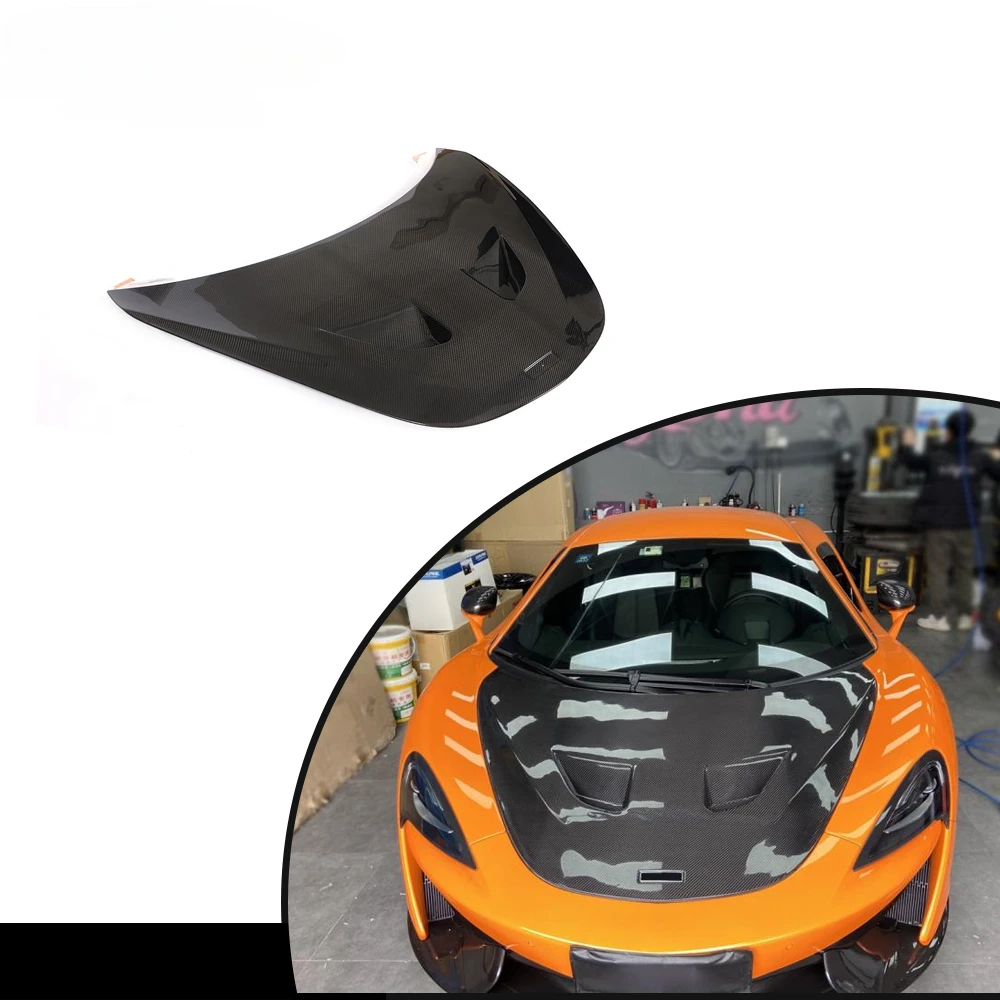 

Dry Carbon Fiber Engine Hood Fit For McLaren 540C 570S GT 600LT 2015-2021custom