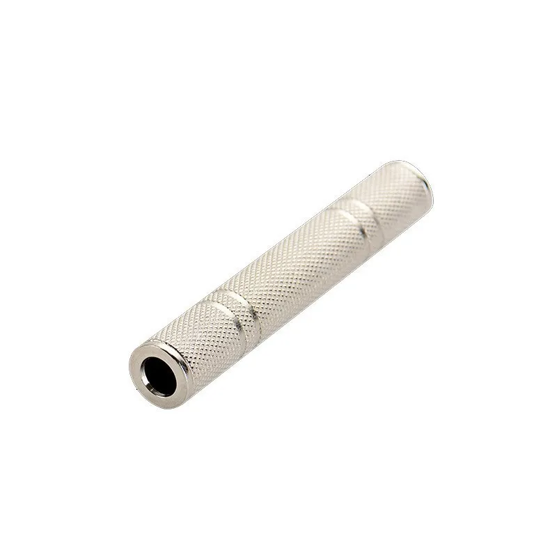 6.35mm Jack Audio Extend Plug Female to Female Microphone Convert Adapter 1/4
