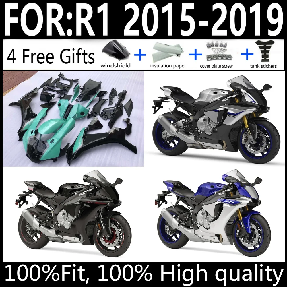 

*Injection Molded ABS Fairing Kit For Yamaha YZF-R1 2015-2019 Bodywork Cowling Set High Quality Factory Direct Fit