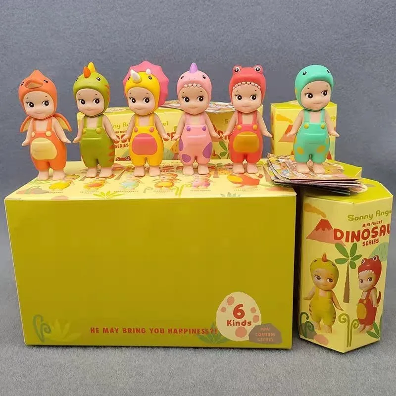 

Sonny Angel blind box dinosaur hip-hop series anime figure fashion doll desktop ornaments children's birthday Christmas gift