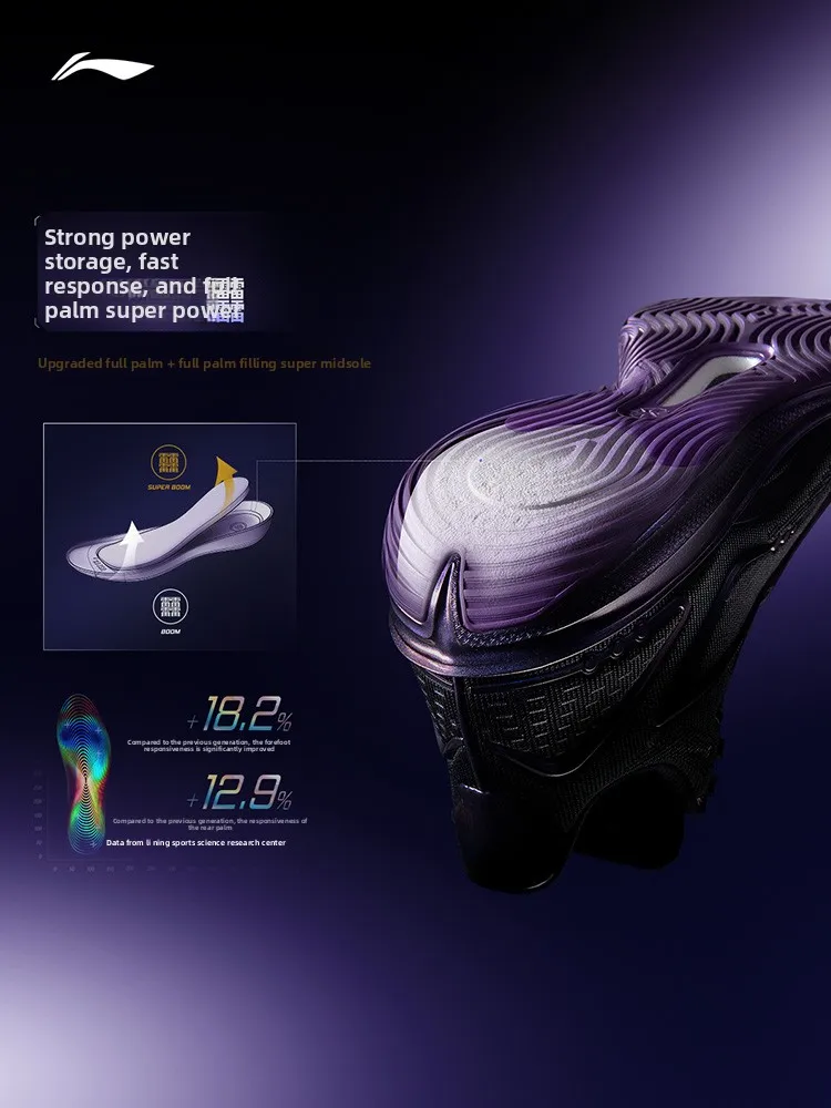 LI NING LIREN7 Men's new professional practical stable rebound cushioning wear-resistant anti slip sports basketball shoes