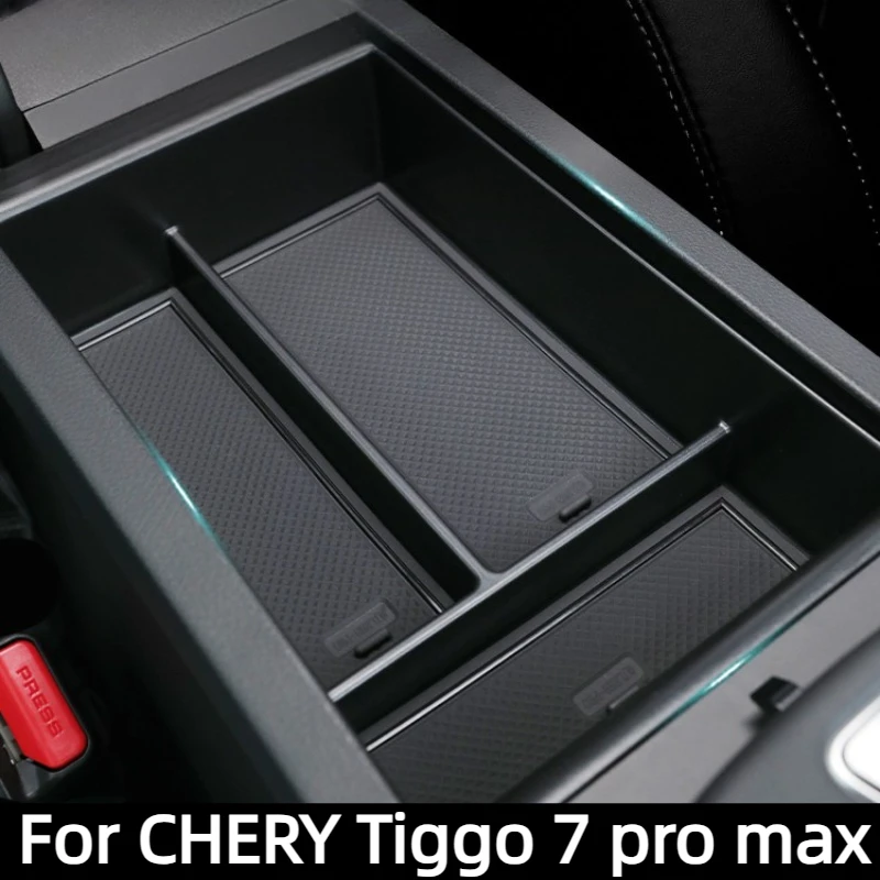 

Armrest Box Storage Box For CHERY Tiggo 7 pro max Accessories 2025/2024 ABS Material Grid Design Non-slip Scratch-proof 2023