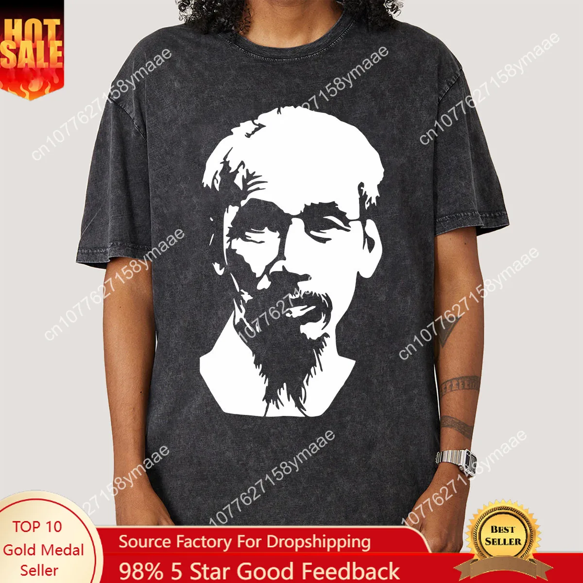 

New Sale Ho Chi Minh Of Vietnam Men Women Unisex Harajuku T-shirt Casual Tops Streetwear Retro Cotton T Shirts Tee