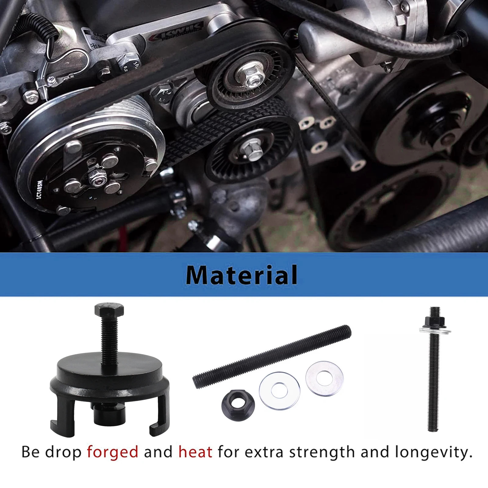 أداة تركيب الموازن التوافقي 25264 LS بدون فتحة مستدقة موازن التوافقي للمركبات كرايسلر جيب دودج جنرال موتورز