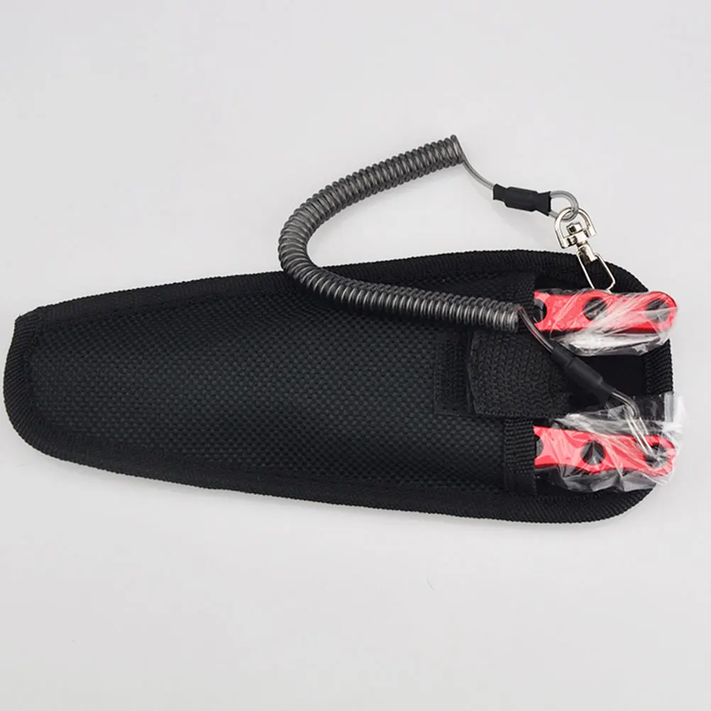 

Fishing Pliers Multi-functional Lures Clamp Line Scissor Durable Handles Fixed Lock Storage Pouch Hook Replacement Curved