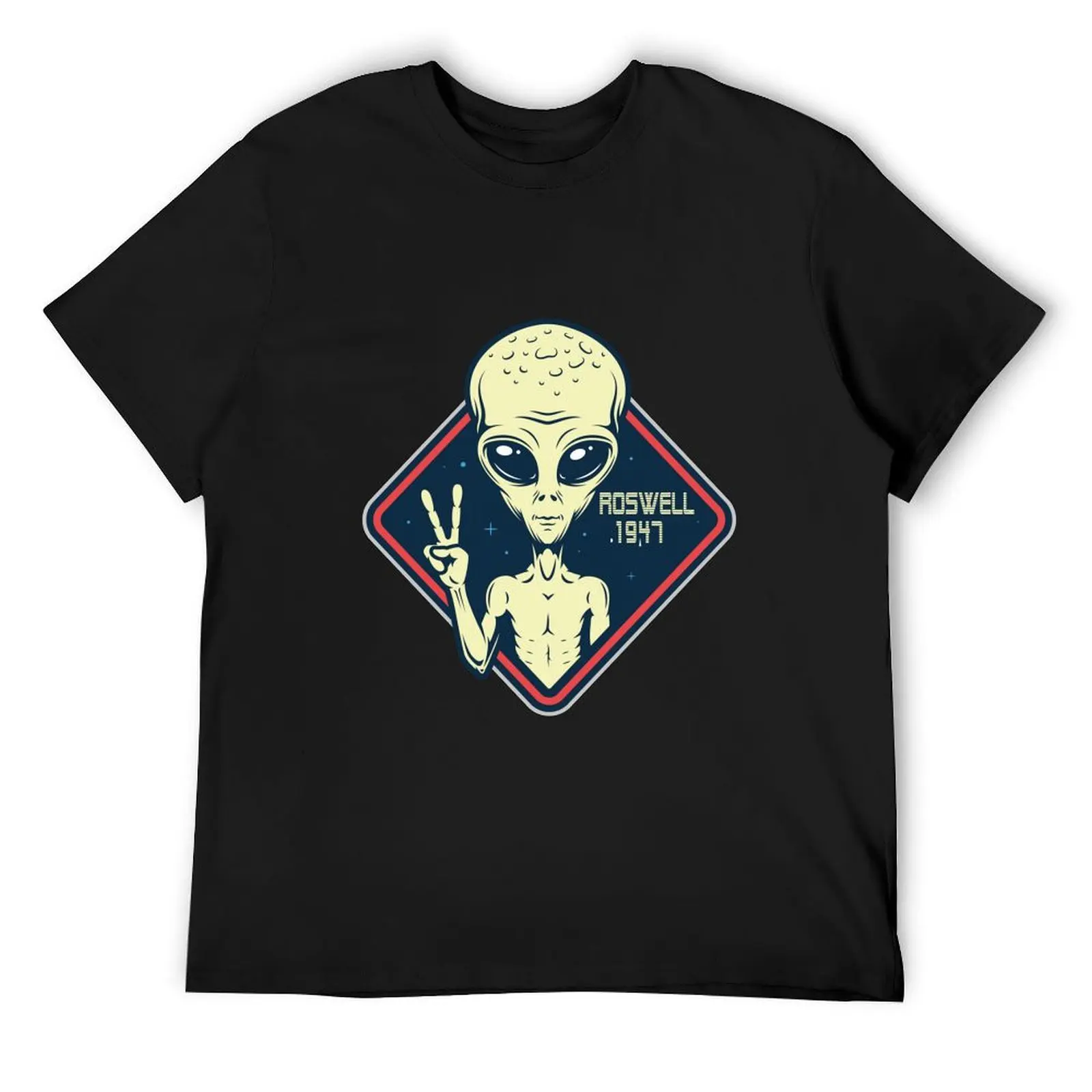 Roswell 1947 Alien : New Mexico T-Shirt anime t shirts Short sleeve tee clothing for men