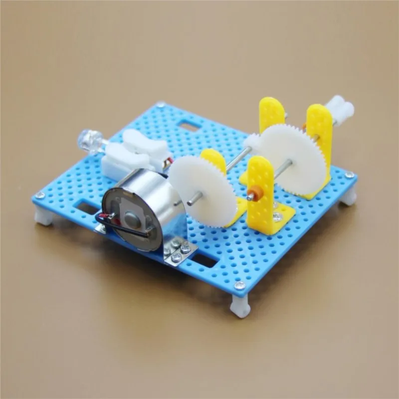 Creative DIY Science Gizmo Hand Crank Generator Kids Puzzle Assembled Kits Simple Physics Experiment Teaching Resources