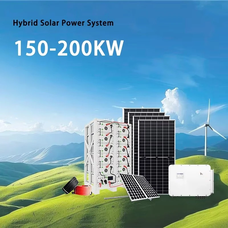 150-200KW Hybrid Solar Energy Storage System 50KWh to 300KWh LiFePO4 Battery Cabinet 200-500V IP65 Rated Air Cooling