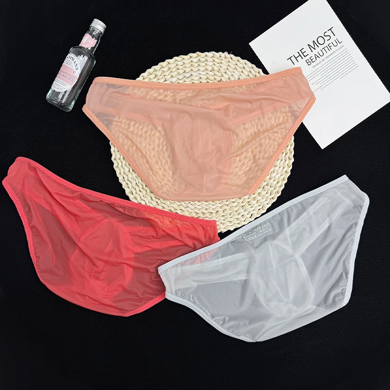 1 SZT. ADANNU Męskie Slipki Bielizna Seksowne Męskie Majtki Bikini U Convex Modne Oddychające Niskie w Pasie Męskie Figi Sissy Cueca