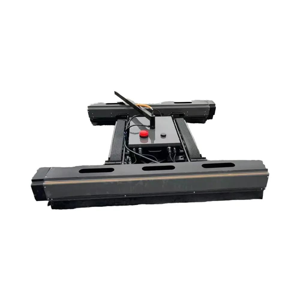 Best Automatic Solar Panel Cleaning Robot with 1.7m Cleaning Width 600 RPM Nylon Brush Dry & Water Washing