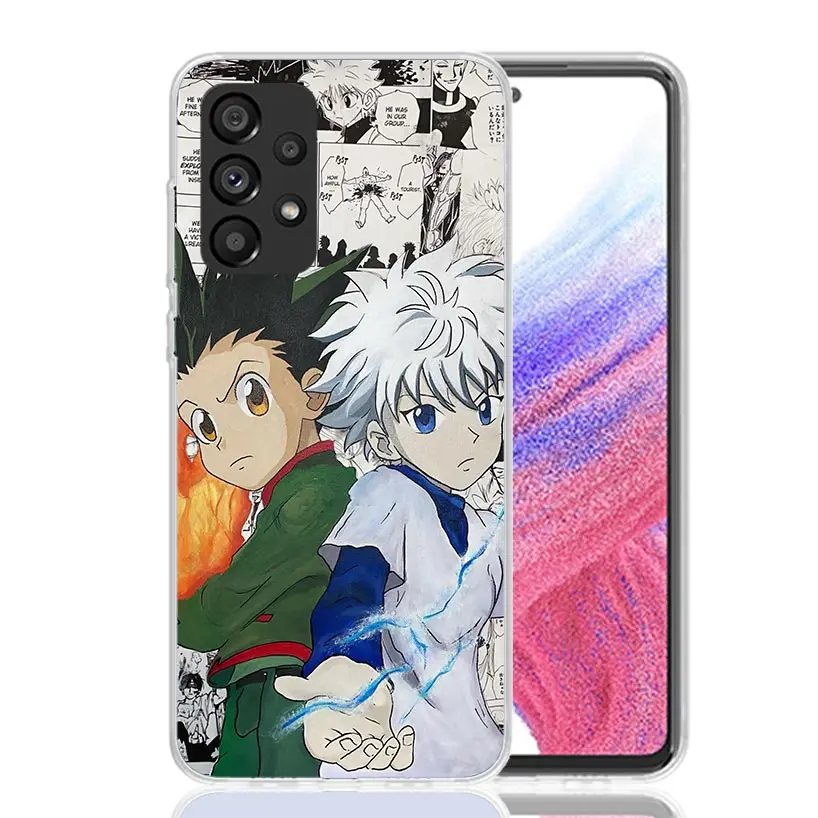 Anime Hunter X HXH Phone Case For Samsung Galaxy A14 A15 A13 A12 A54 A55 A53 A52 A04S A24 A25 A23 A22 A34 A35 A33 A32 A03S A02S