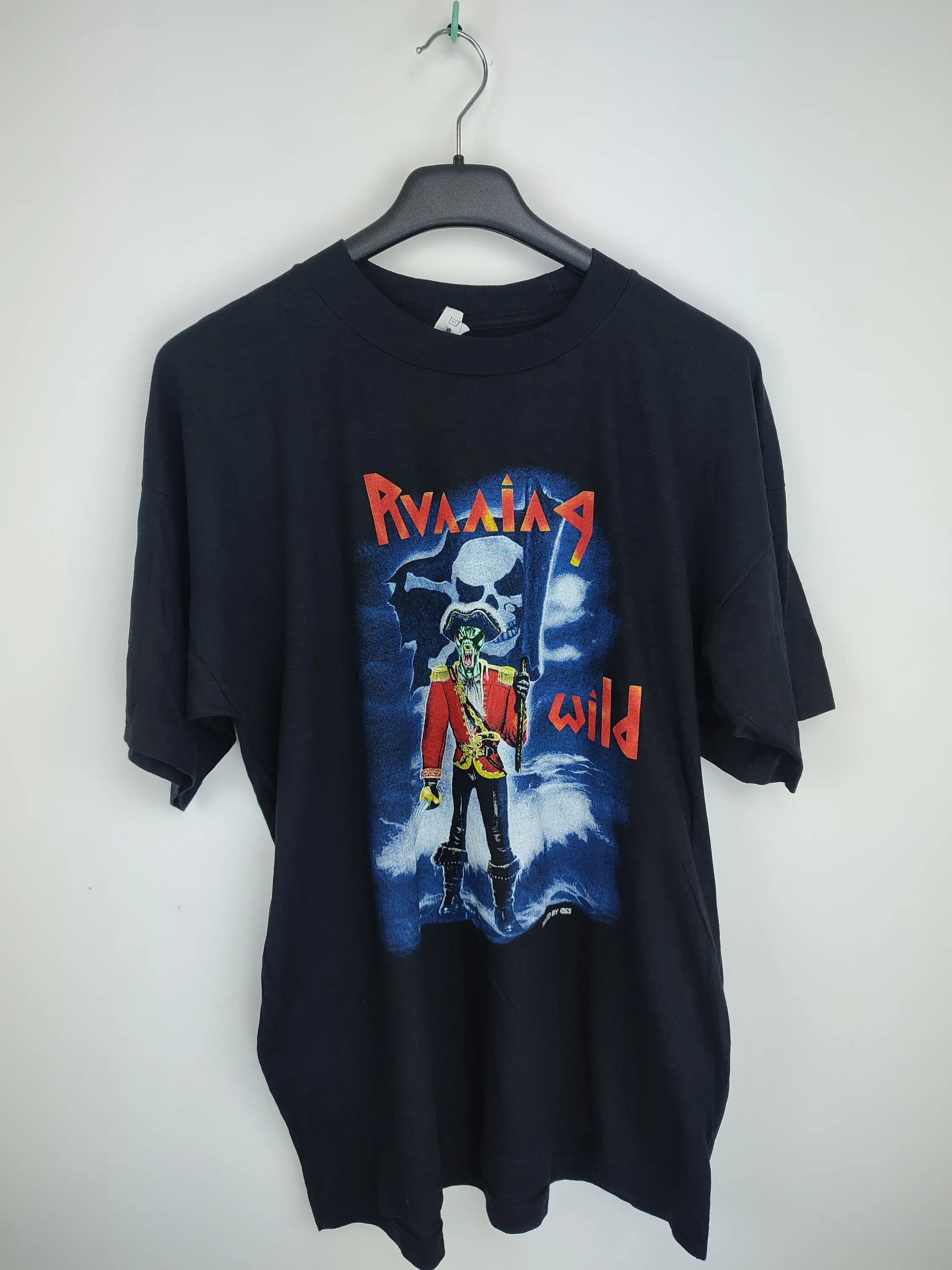 

Running Wild 1991 Tour Vintage Trash Metal Band T Shirt Size Xl