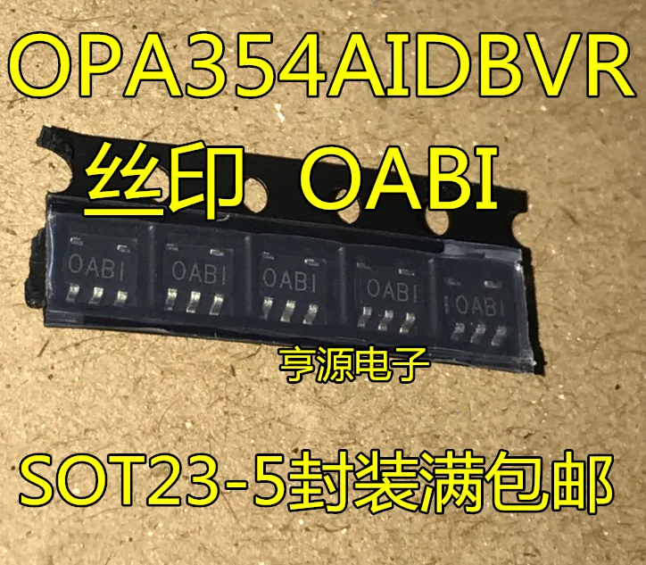 

20pcs original new OPA354AIDBV OPA354AIDBVR OPA354 silk screen OABI high-speed operational amplifier