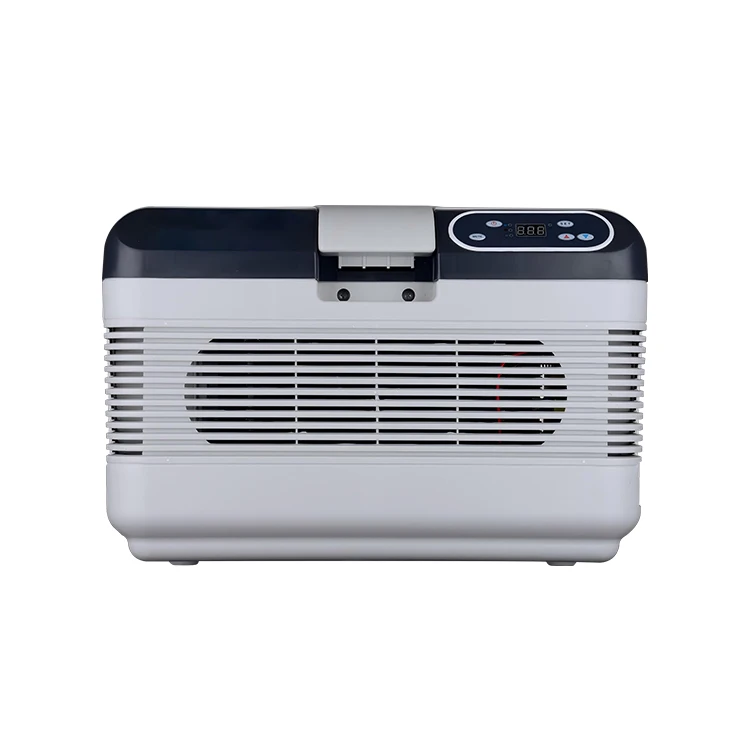 12L RV Refrigerator Car Fridge Dual-Cooling 12V/24V Single-Cooling Portable Freezer Cooler with Heating Function for Truck Van