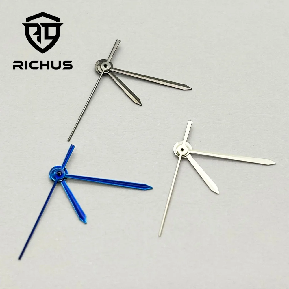 RICHUS Pointed Pencil Watch Hands 11mm X 11mm X 7.5mm Compatible with NH35 NH36 ETA2824 2836 Miyota8215-DG Movement