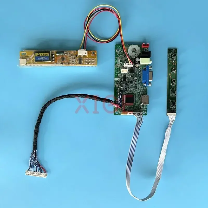 

For LTN154X7 B154PW01 B154PW02 LCD Screen Driver Controller Board VGA LVDS 30 Pin 1440*900 DIY Kit HDMI-Compatible Display 1CCFL