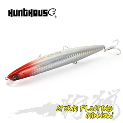 Hunthouse Minnow balıkçılık Lures 135mm/21g Tungsten ağırlık yüzer sert Wobblers bas alabalık uzun döküm yem 2021 pesca