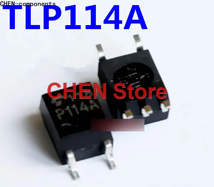 10Pcs Originele TLP114A P114A Smd 5-Pin Geïmporteerd Optocoupler