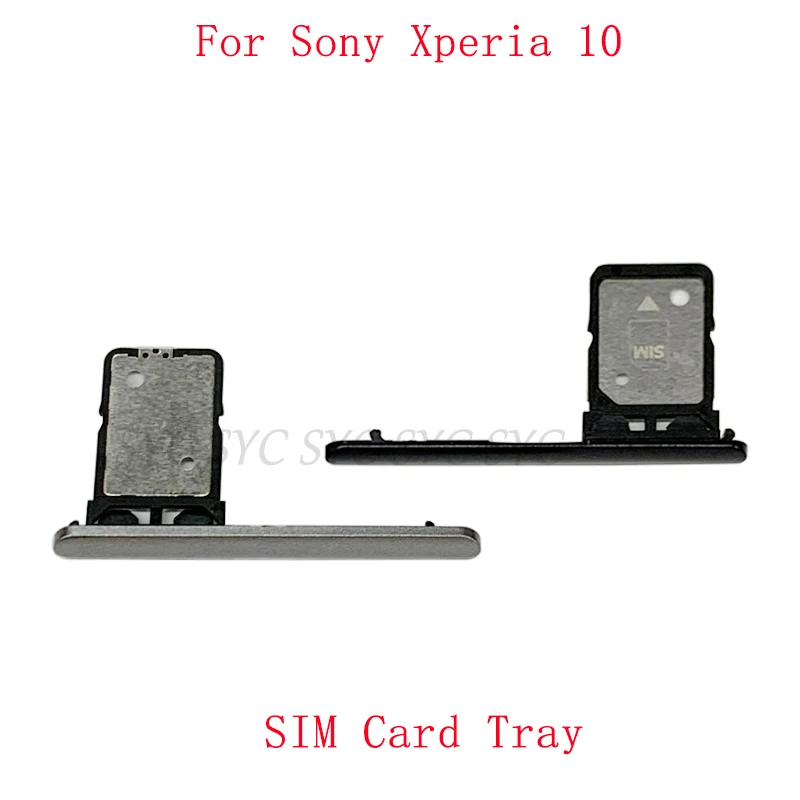 SIM Card Tray SIM Card Slot Holder For Sony Xperia 10 Memory MicroSD Card Repair Parts