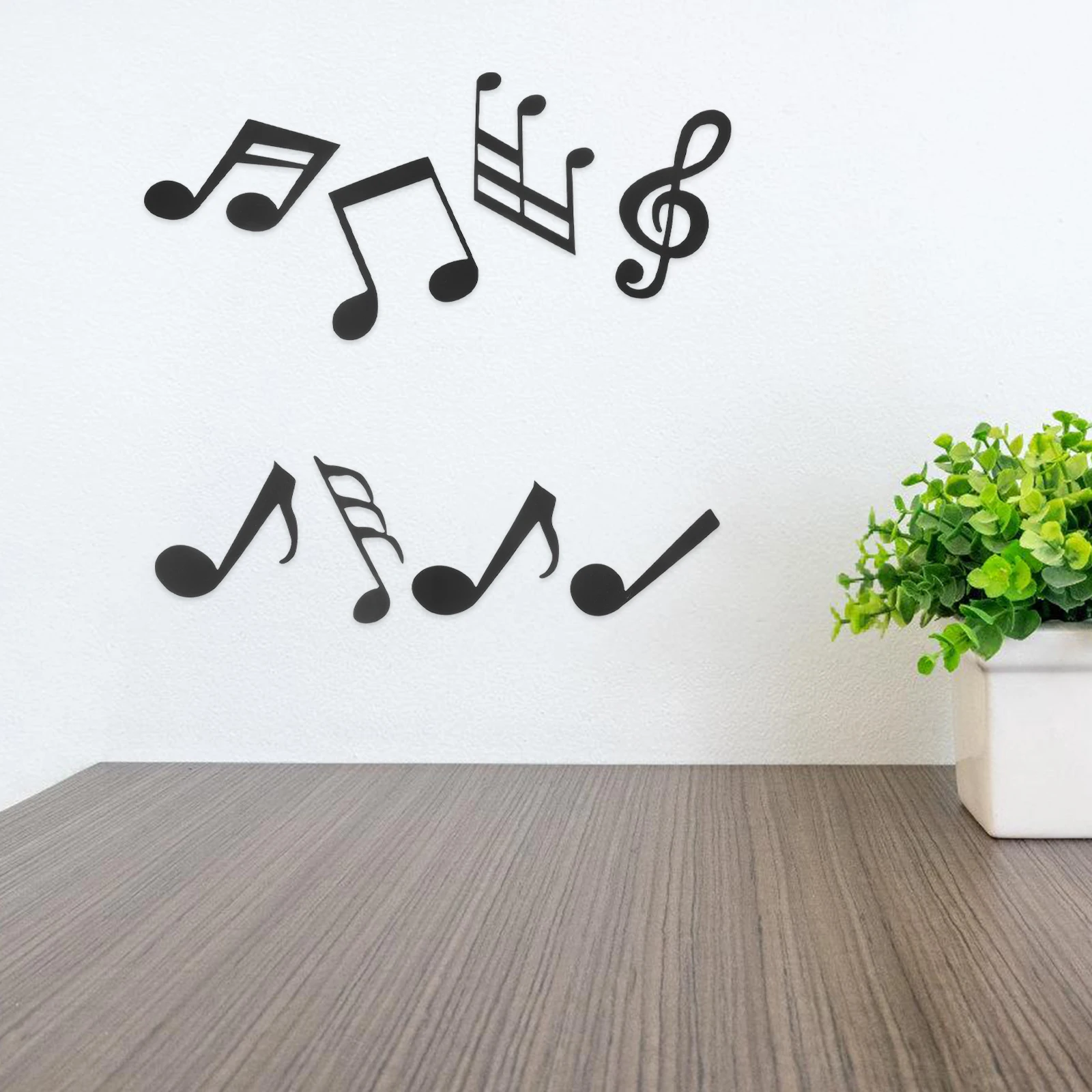 

Music Decoration Notes Birthday Musical Wall Sticker Ceramic Tile Coffee Shop Stickers