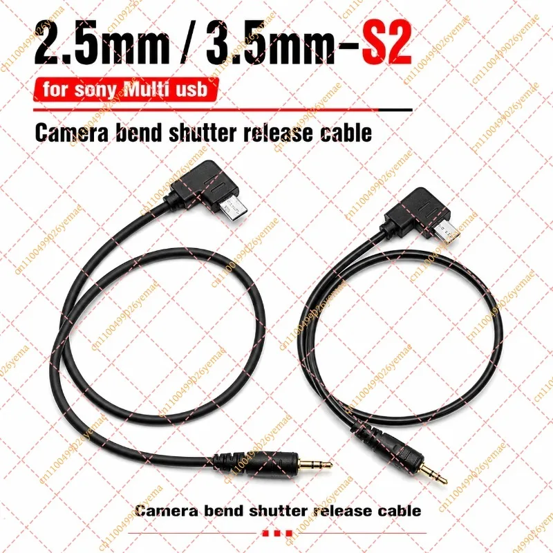 Professional 35cm Multi-USB Shutter Release Cable Replacement for Sony A7 Series