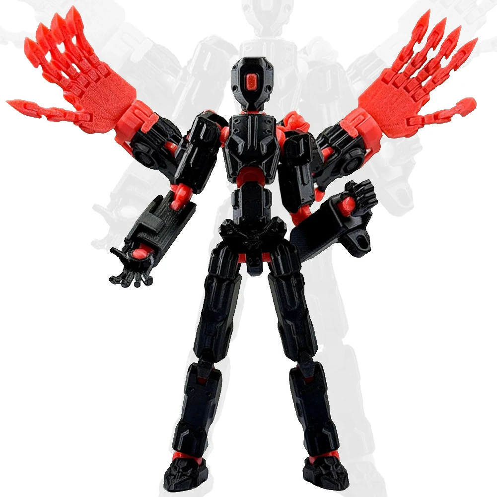 8 بوصة T13 نوفا 13 عمل أرقام ثلاثية الأبعاد مطبوعة متعددة المفاصل المنقولة أرقام ثلاثية الأبعاد مطبوعة المنقولة Shapeshift روبوت لهدايا الصبي #5