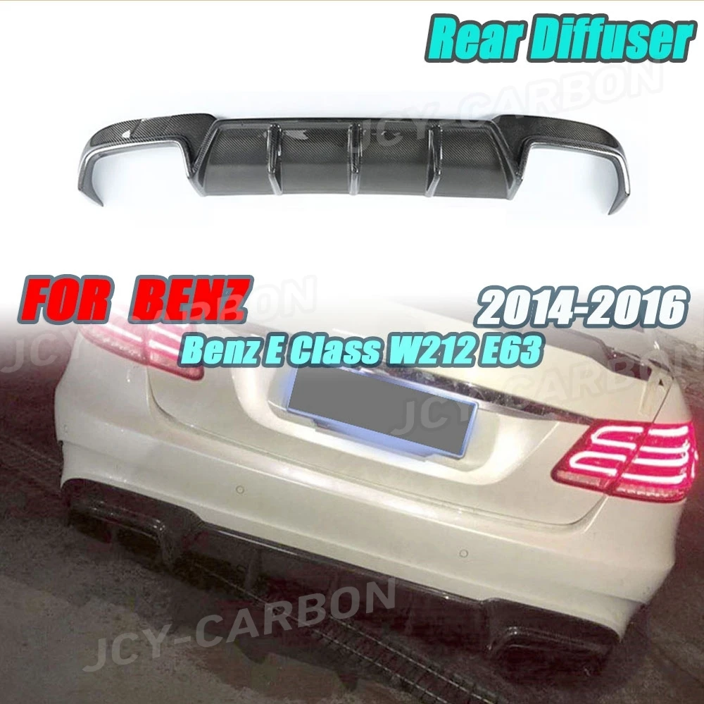 

Car Rear Diffuser Body Kits For Benz E Class W212 E63 E260 E300 E400 E63S 2014 2015 2016 Carbon Fiber FRP