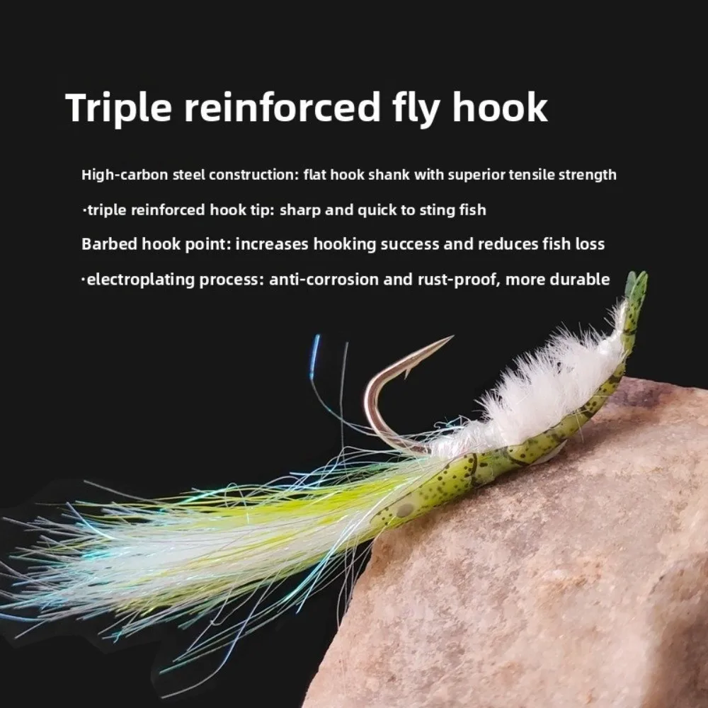 4Pcs Fly Fishing 8#…