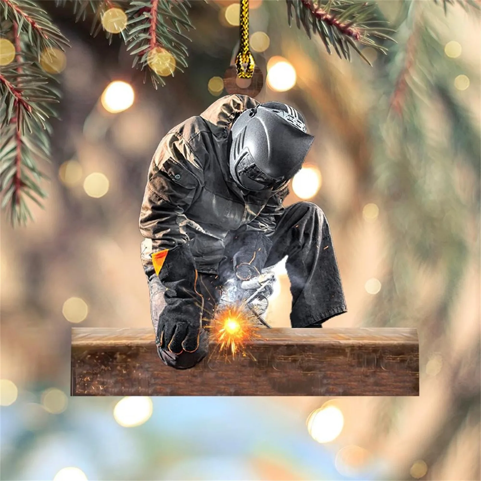 2023 рождественская подвеска «сделай сам», персональное семейное Рождественское украшение, домашнее украшение, Рождественская Персонализированная игрушка сварочного аппарата