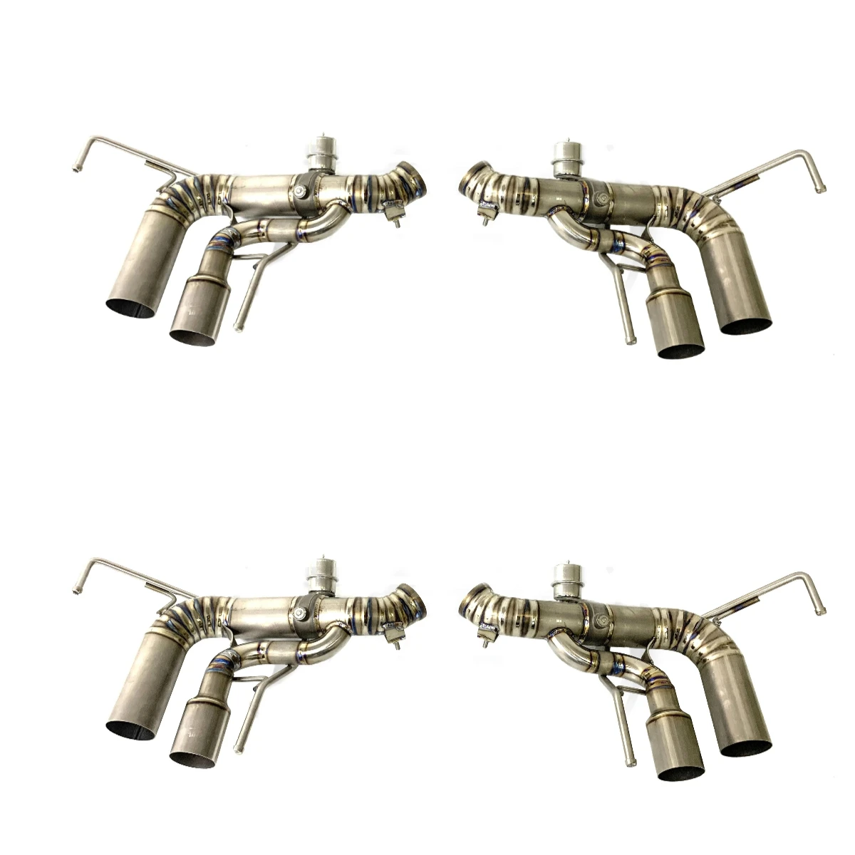 For California T 3.9TT V8 2015-Titanium Exhaust Pipe System Muffler Axleback Remote Control Pneumatic Valves Accessories