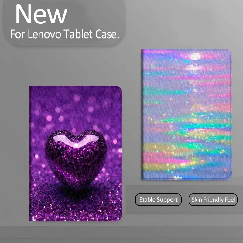 

Sparkling Love Heart Gift For Xiaoxin Lenovo Tab Pad K11 K10 M10 P11 3rd Plus Pro Legion Y700 Y900 Gen4 2 Tablet Case