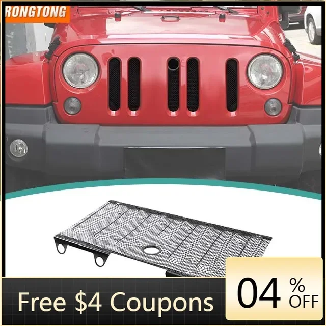 

BR BR Hot Sale Car Exterior Accessories 3D Insect Nets Mesh Grille Black Steel Compatible with Wrangler Jk 2007-2017