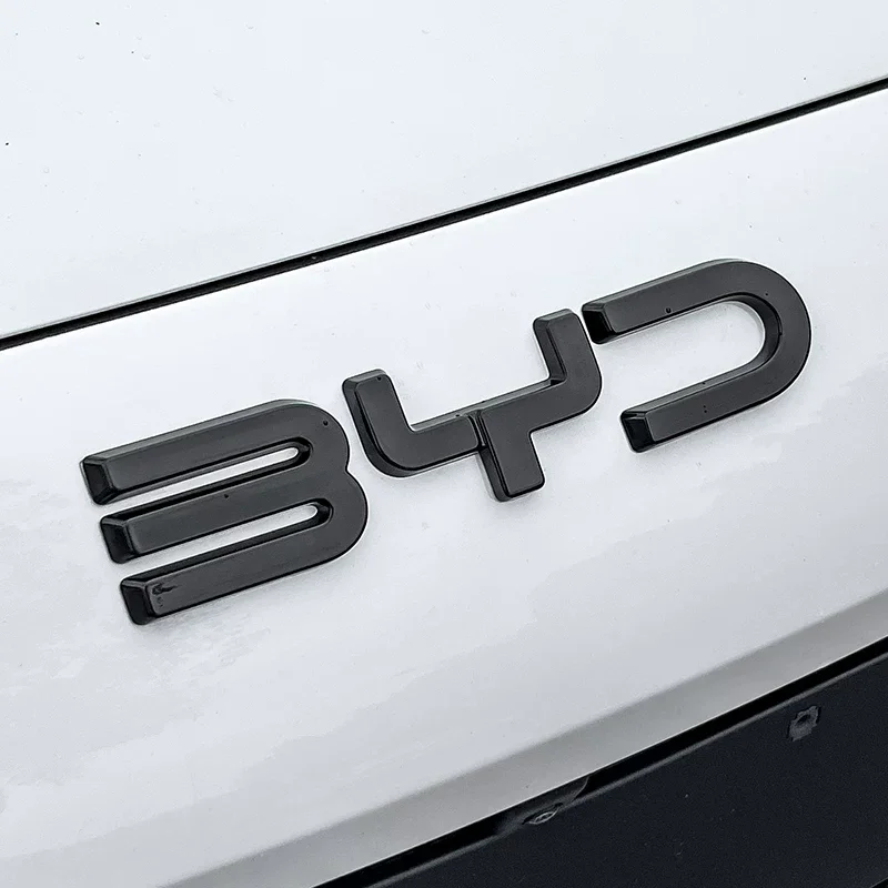 For BYD 2023-2025 Seagull Black Front Net Letter Sticker Logo 1pc